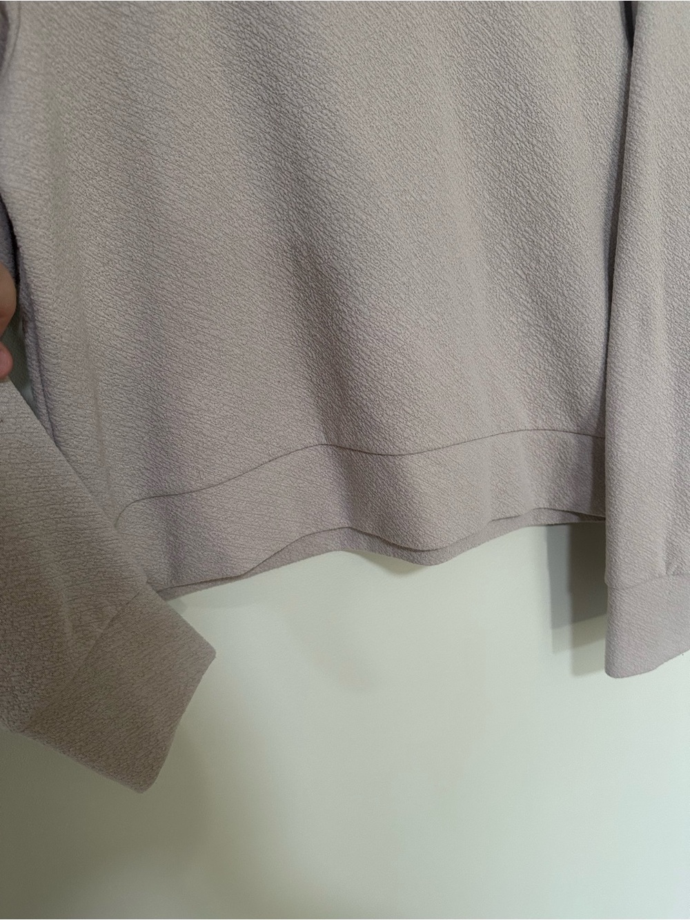 Avia Textured Crewneck Sweatshirt in Lilac - Picture 2 of 6